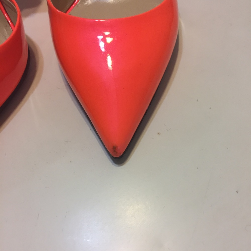 🎉SOLD on M!! Jimmy Choo Tarida Neon Patent - Picture 3 of 8